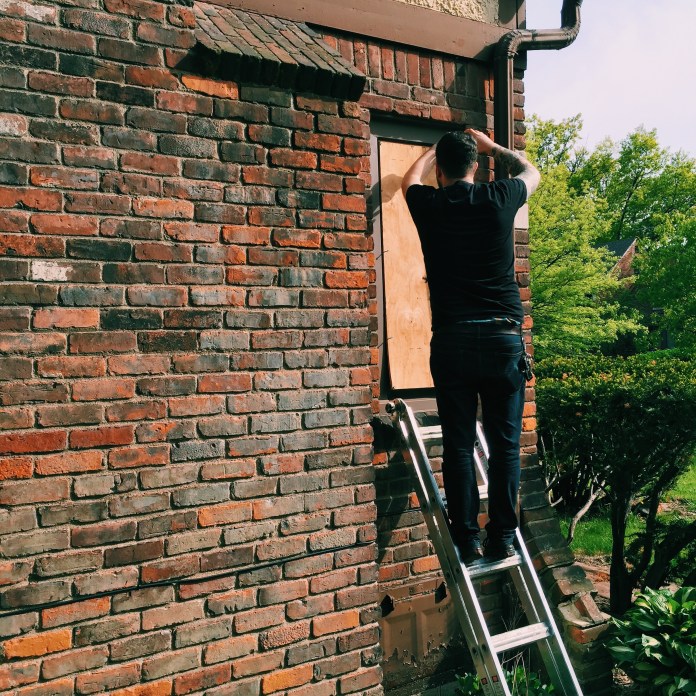 removing boarded windows - eric