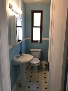 downstairs bathroom - after